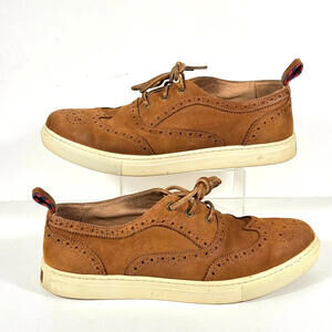 Polo Ralph Lauren 10.5D  Wingtip Brown Jarrod Leather Brogue Oxford Sneakers